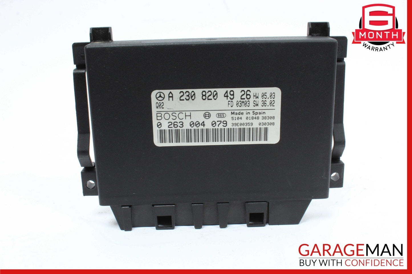 03-06 Mercedes R230 SL500 SL55 AMG Park Parking Assist Control Module Unit