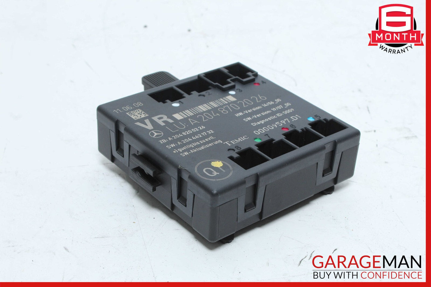 08-14 Mercedes W204 C300 C350 Front Right Side Door Control Module 2048702026