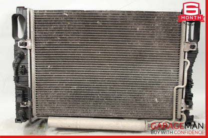03-09 Mercedes CLS550 E500 Engine Cooling Radiator AC A/C Condenser Assembly OEM
