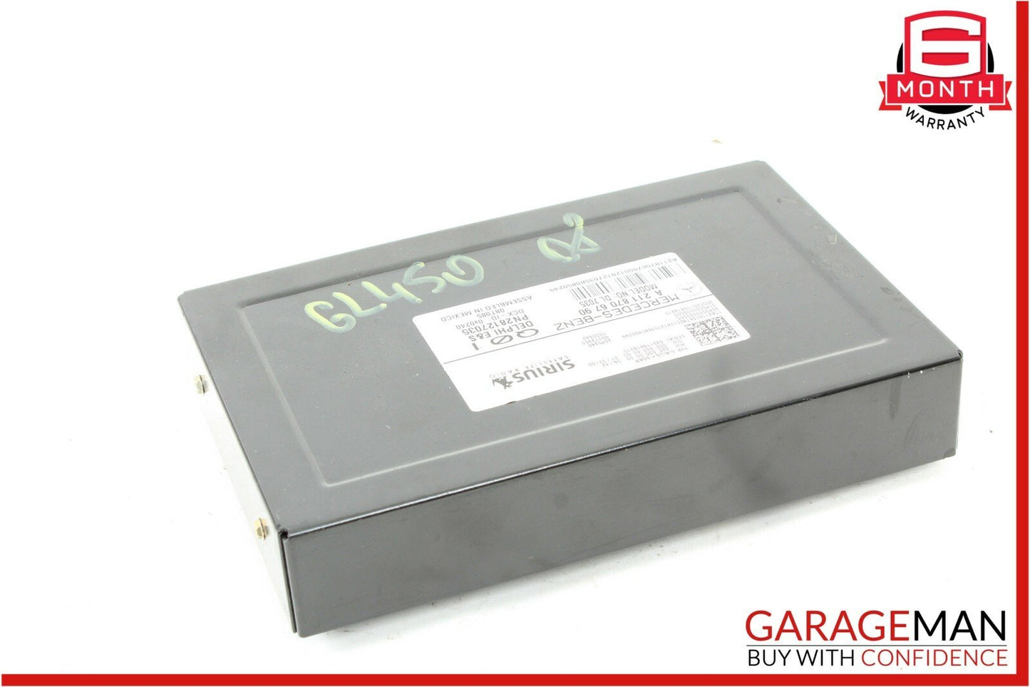 03-08 Mercedes GL450 CL600 E350 Sirius Satellite Radio Receiver 2118706790 OEM