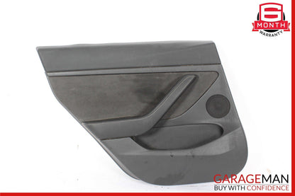 17-23 Tesla Model 3 Rear Left Driver Side Door Panel Card Trim Black OEM