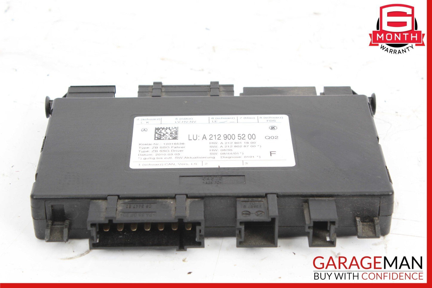 08-20 Mercedes W212 E350 C300 Seat Control Module Front Left Driver Side OEM