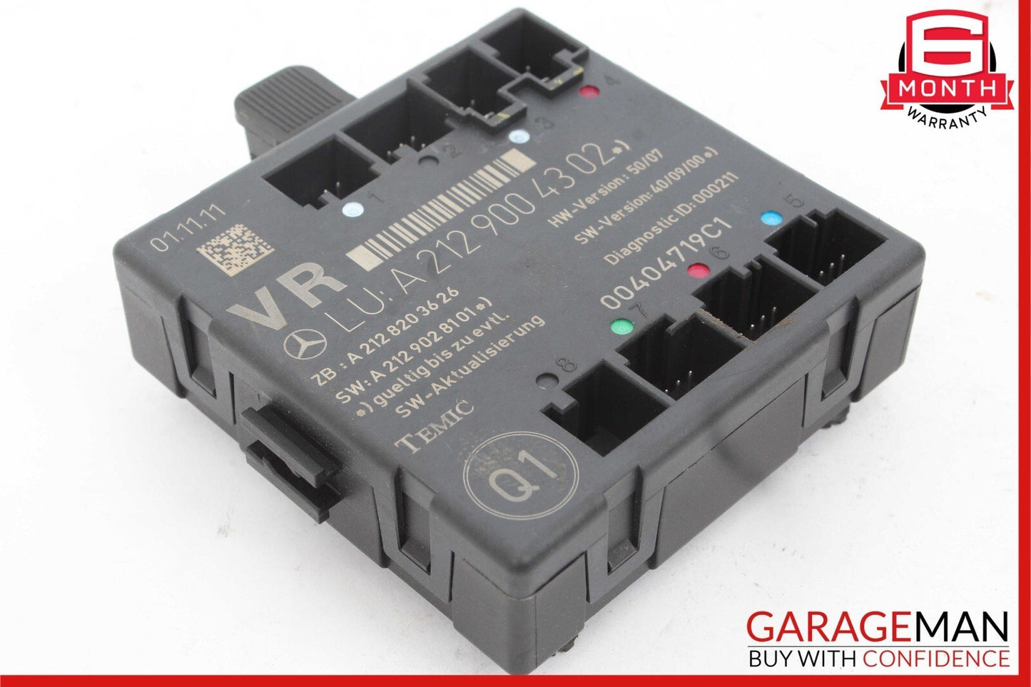 08-18 Mercedes CLS550 C250 C300 E350 Front Right Side Door Control Module Unit