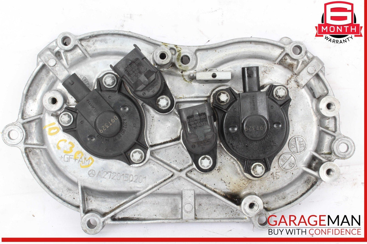 05-13 Mercedes W204 C300 E550 Front Left Side Engine Timing Chain Cover Plate