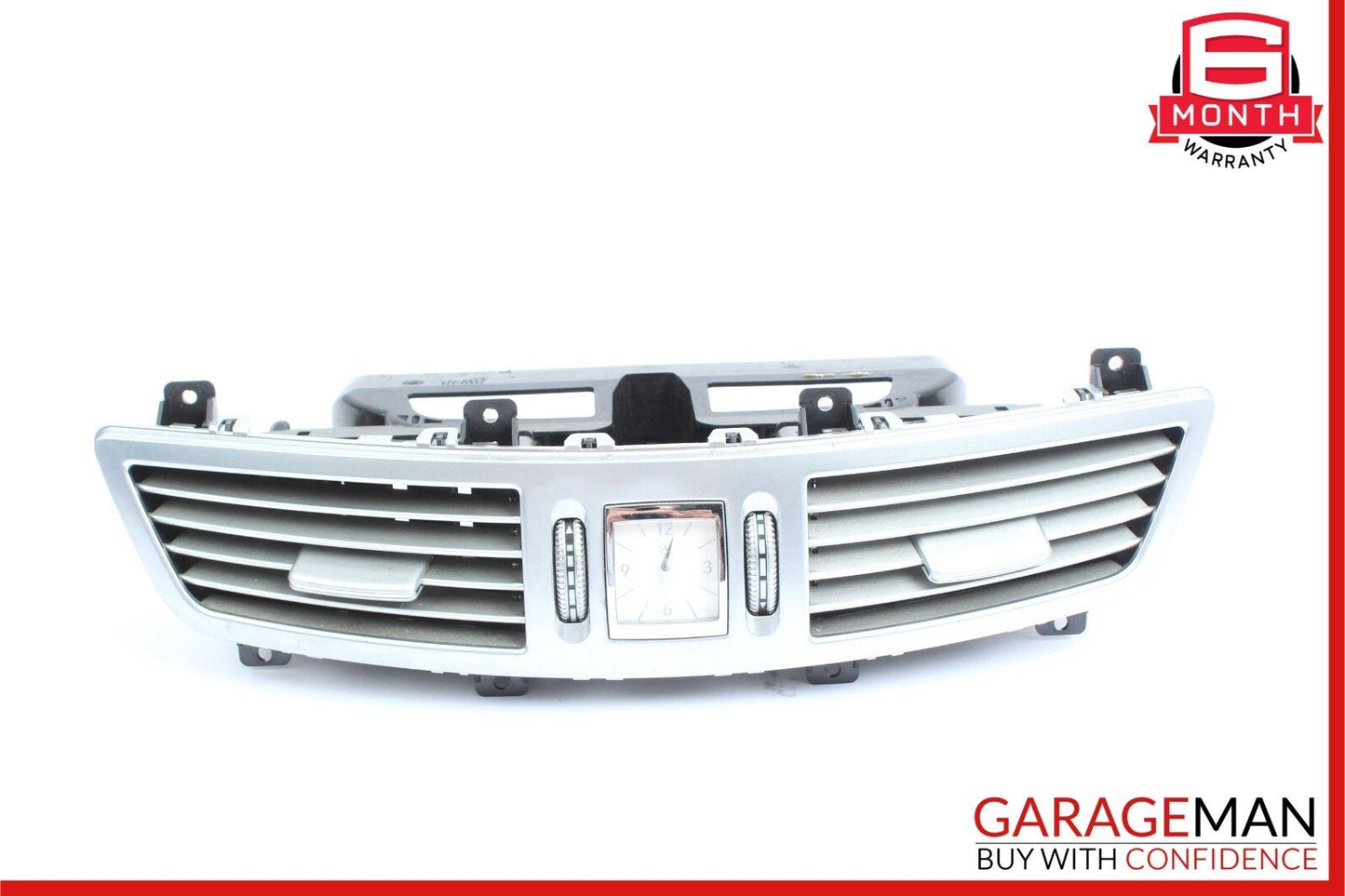 07-13 Mercedes W221 S350 S550 S600 Center Dash A/C Air Vent Trim Clock Assembly