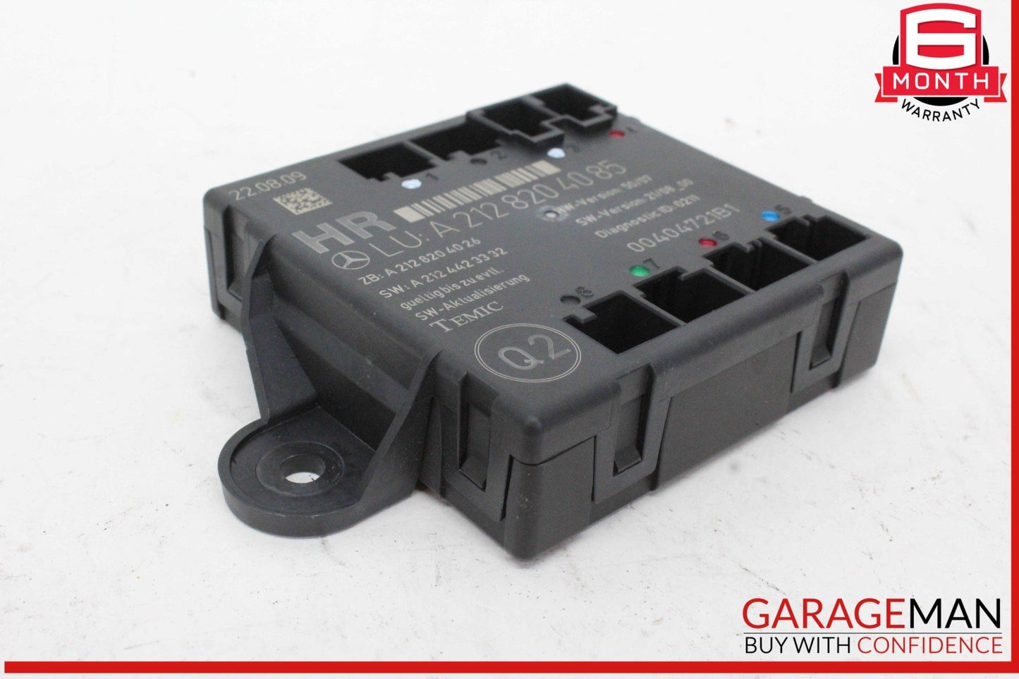08-14 Mercedes X204 GLK350 4MATIC Rear Right Side Door Control Module Unit OEM