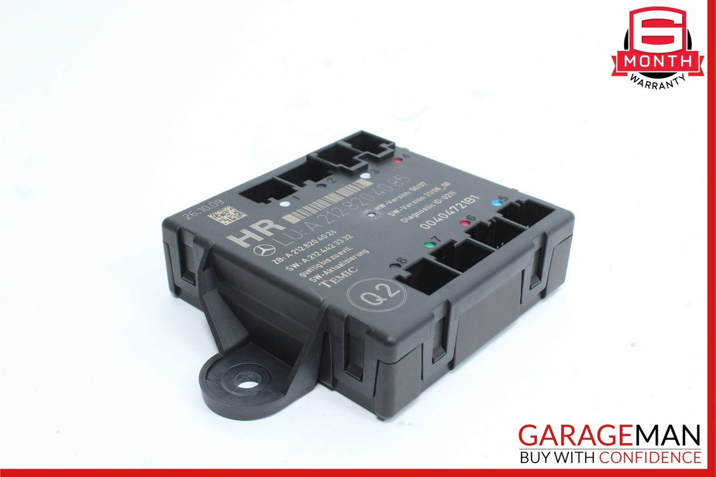 08-18 Mercedes X204 GLK350 E350 C350 Rear Right Side Door Control Module Unit