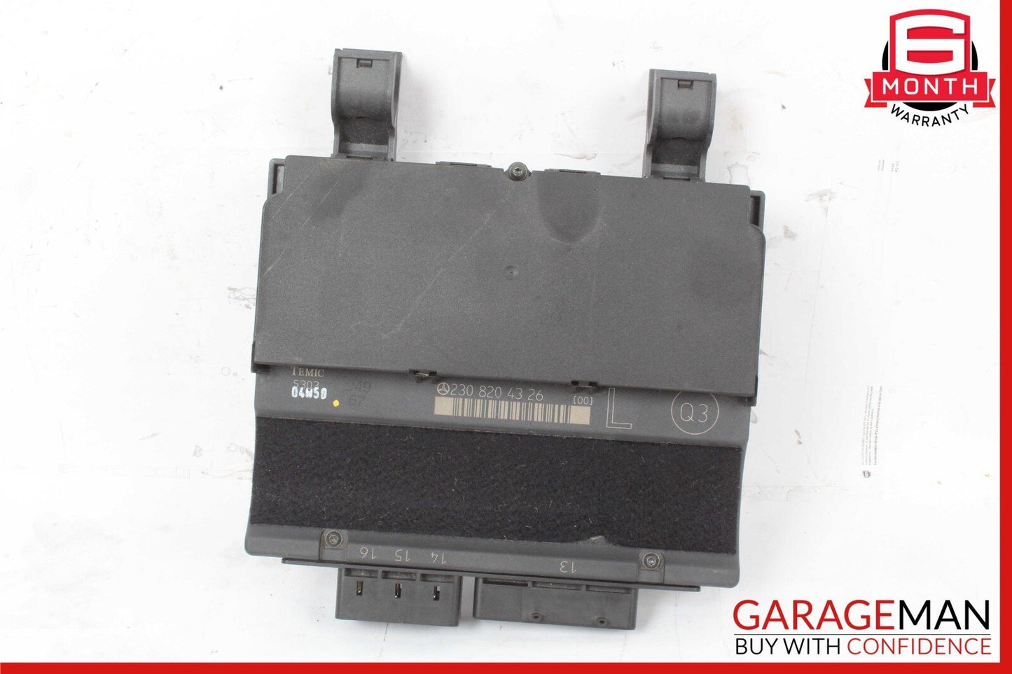 03-12 Mercedes R230 SL500 SL55 AMG Front Left Under Seat Control Module Unit OEM