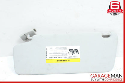 08-14 Mercedes W204 C300 C250 Front Right Passenger Side Sunvisor Sun Visor Grey