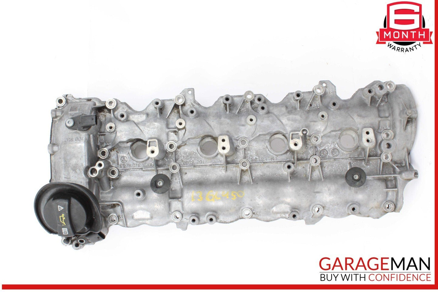 11-20 Mercedes X166 GL450 E550 S550 Right Side Cylinder Head Cover OEM