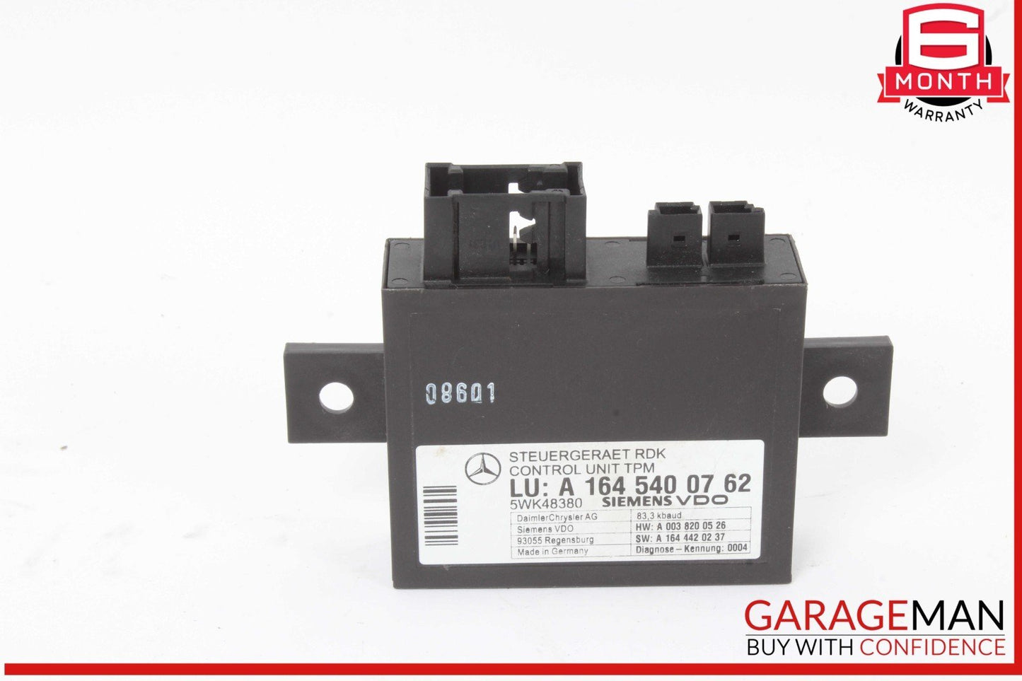 06-13 Mercedes X164 GL450 4MATIC R350 TPMS Tire Pressure Control 1645400762 OEM
