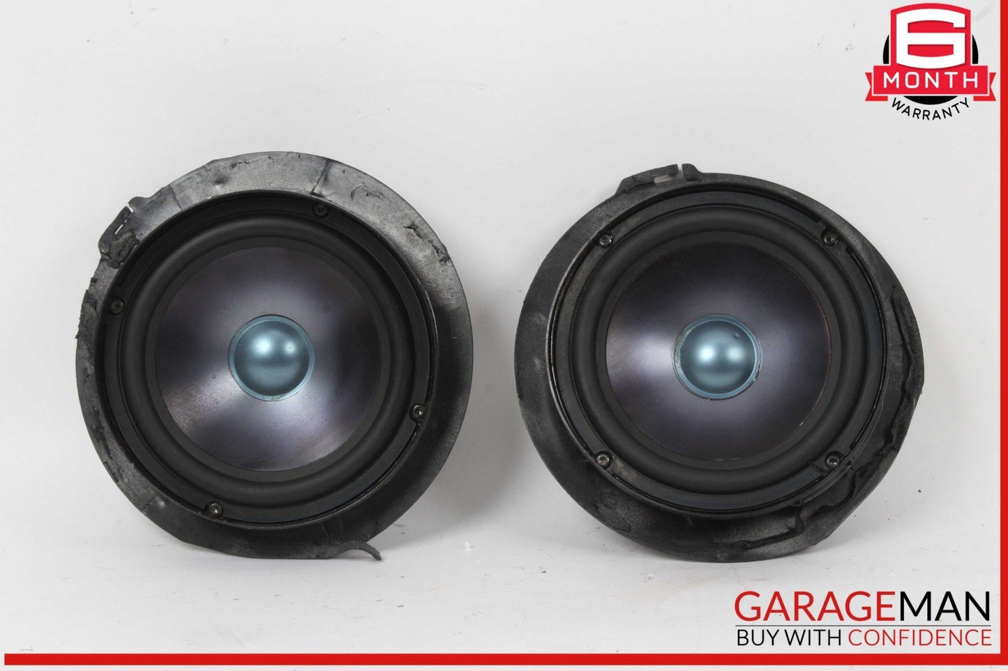03-06 Mercedes W211 E350 Rear Right & Left Side Door Audio Speakers Set of 2 OEM