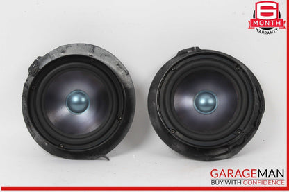03-06 Mercedes W211 E350 Rear Right & Left Side Door Audio Speakers Set of 2 OEM