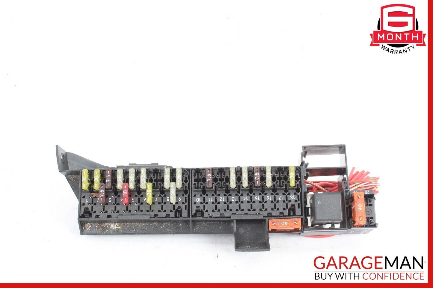 98-02 Mercedes W210 E320 E430 Rear Trunk Fuse Relay Box Control Module Assembly