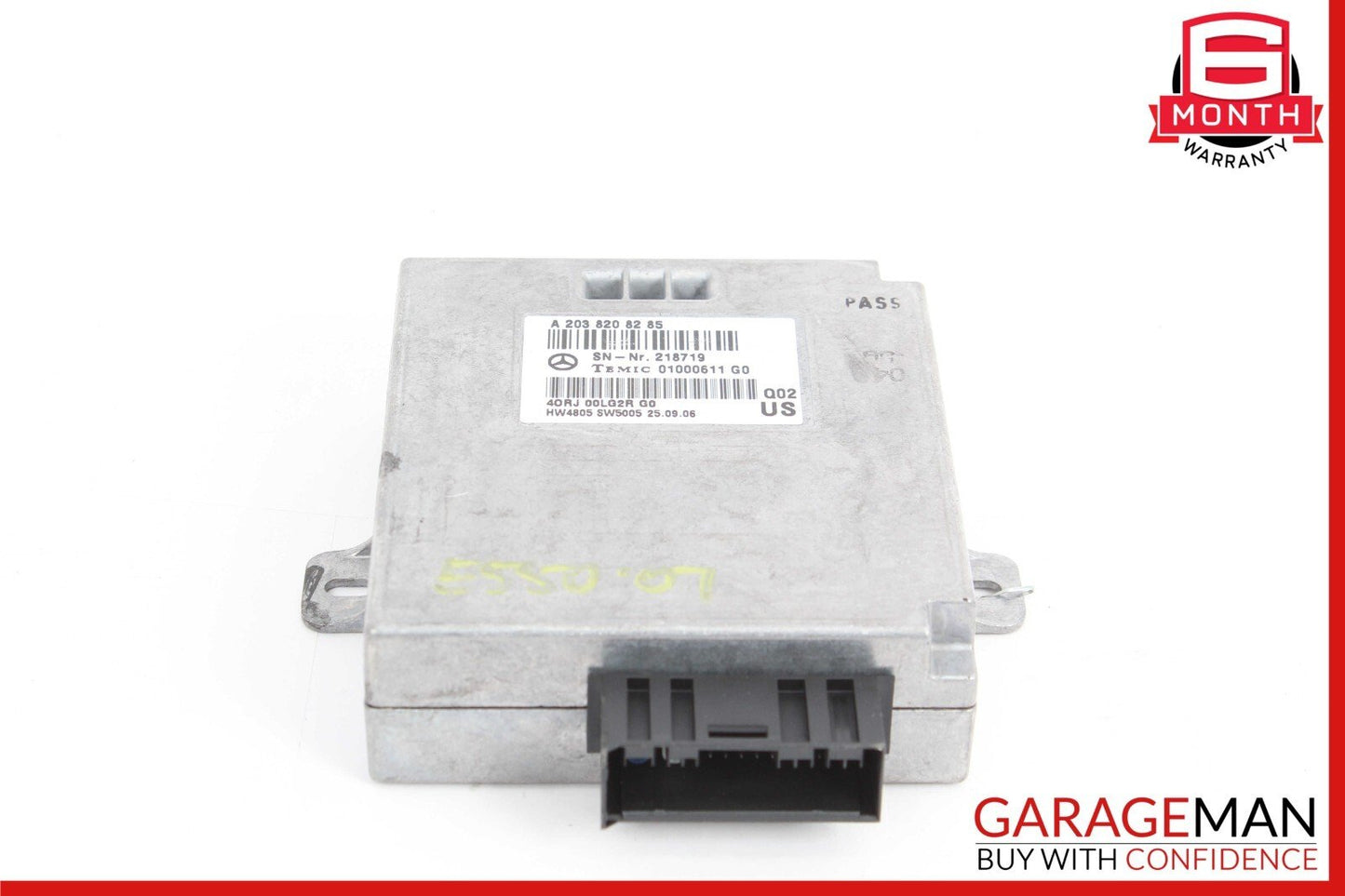 07-13 Mercedes W211 E550 E320 Voice Language Communication Control Module Unit
