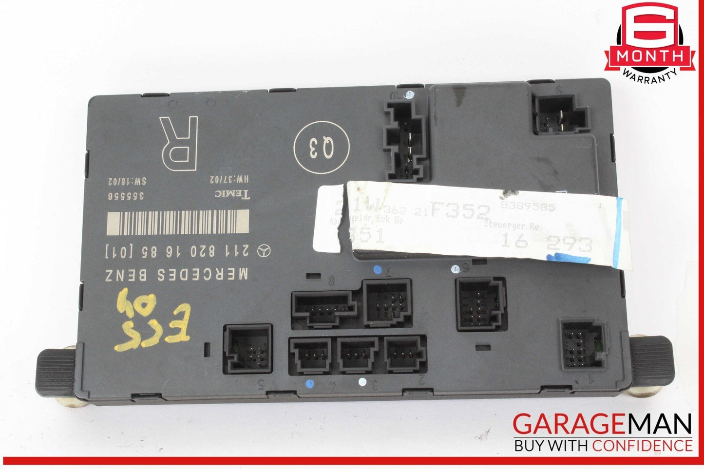 03-09 Mercedes W211 E55 AMG Front Right Side Door Control Module Unit