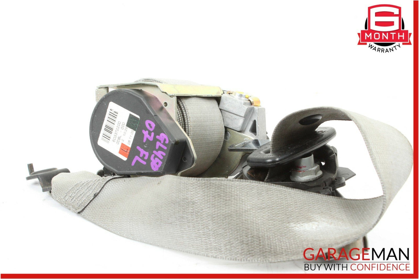 06-09 Mercedes GL450 R500 Front Left Side Seat Belt Seatbelt Retractor Gray