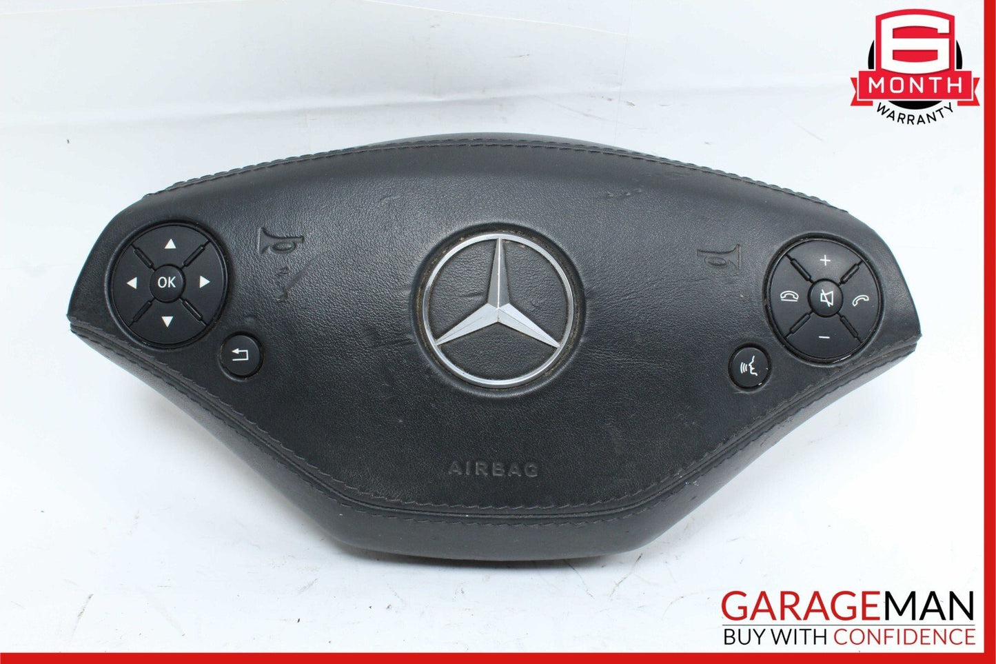 10-14 Mercedes W216 CL550 S550 Steering Wheel Airbag Air Bag Assembly Black