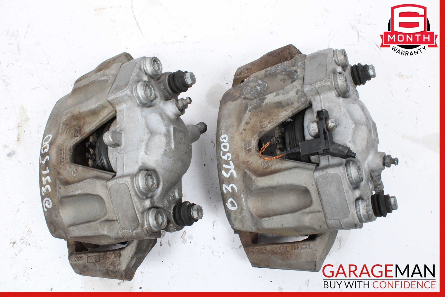 2003 Mercedes R230 SL500 Front Brake Calipers Left and Right Set OEM