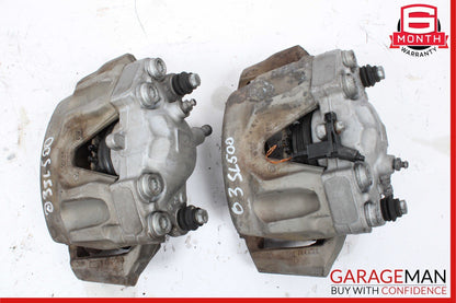 2003 Mercedes R230 SL500 Front Brake Calipers Left and Right Set OEM