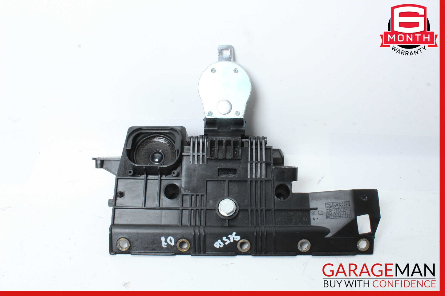 03-08 Mercedes R230 SL550 Rear Left Seat Belt Retractor Speaker Luggage Assembly