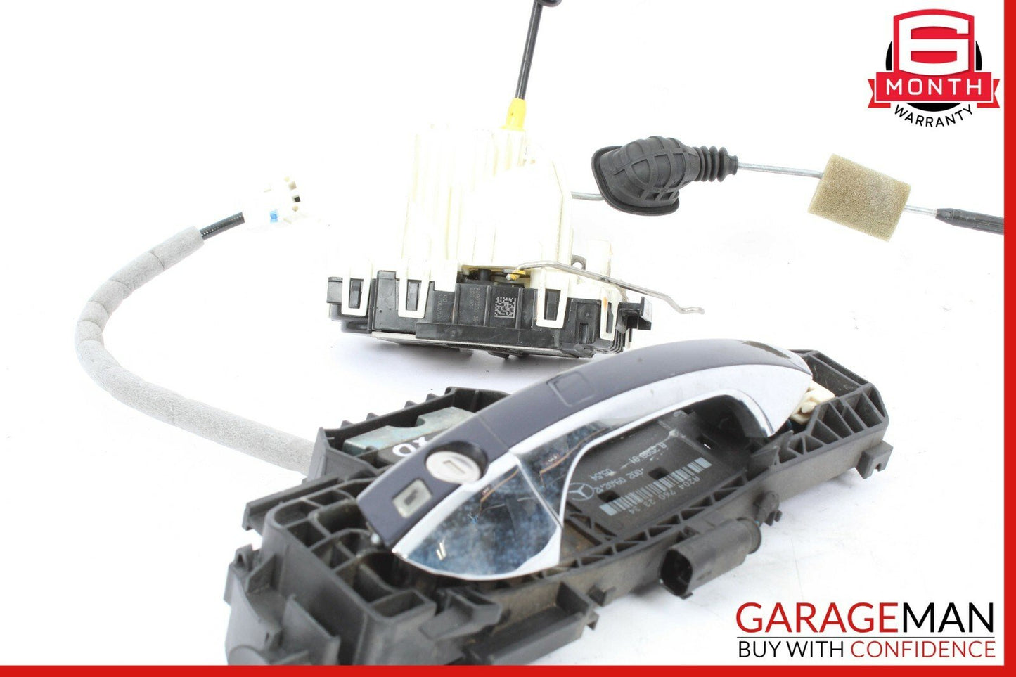 12-14 Mercedes W204 C250 Keyless Go Front Left Door Lock Actuator w/ Handle Set