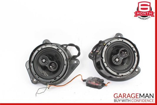 00-06 Mercedes W220 S430 Rear Left & Right Side Door Audio Sound Speaker Set OEM