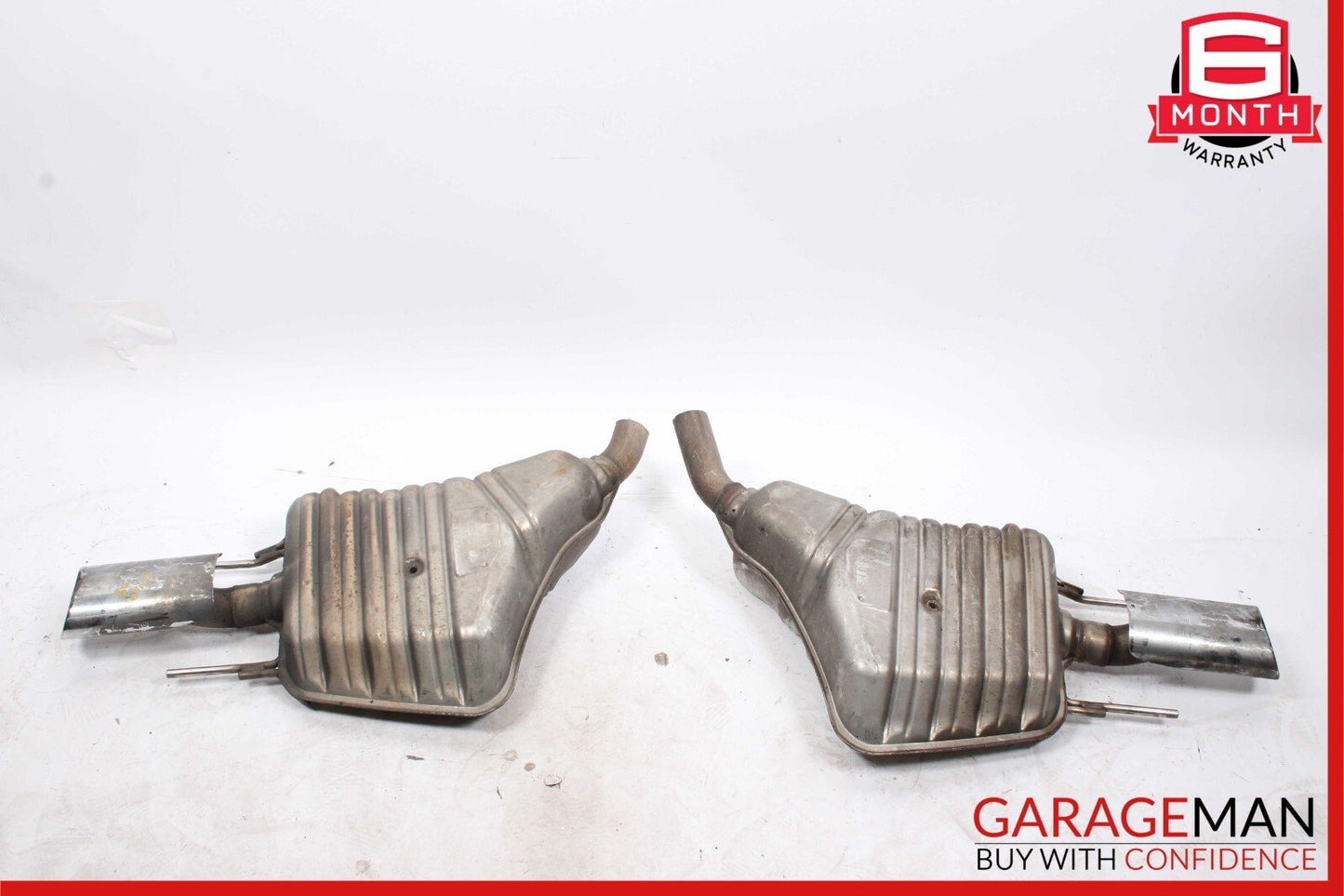 07-09 Mercedes W221 S550 S450 AMG Sport Rear Exhaust Muffler Tips Set of 2 Pc