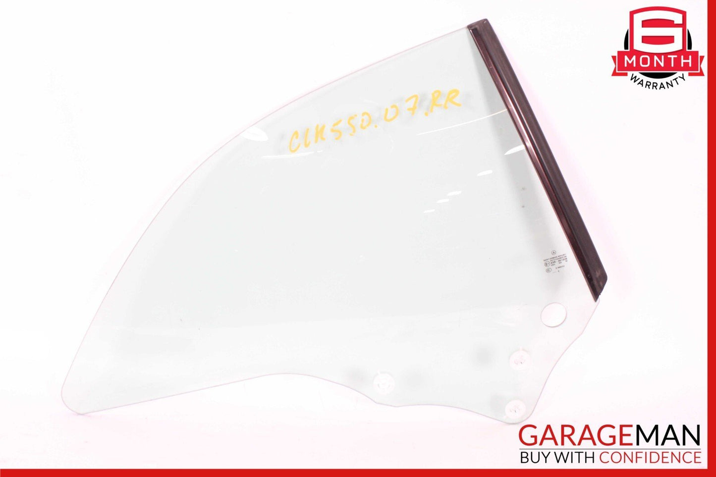 03-09 Mercedes W209 CLK550 CLK63 AMG Rear Right Side Door Window Glass OEM