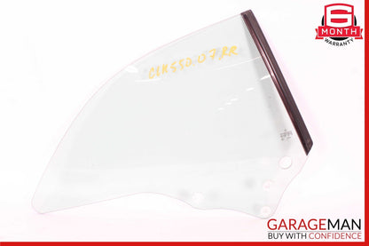 03-09 Mercedes W209 CLK550 CLK63 AMG Rear Right Side Door Window Glass OEM