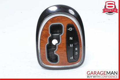 00-06 Mercedes W220 S430 S500 S55 AMG Gear Shifter Bezel Trim Indicator Wood OEM
