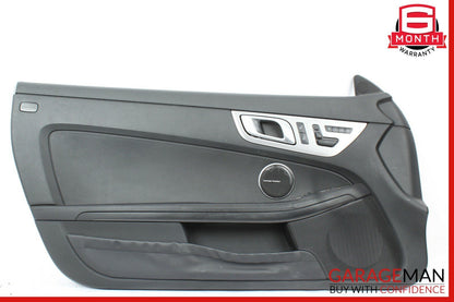 12-16 Mercedes R172 SLK250 Front Left Side Interior Door Panel Assembly Black