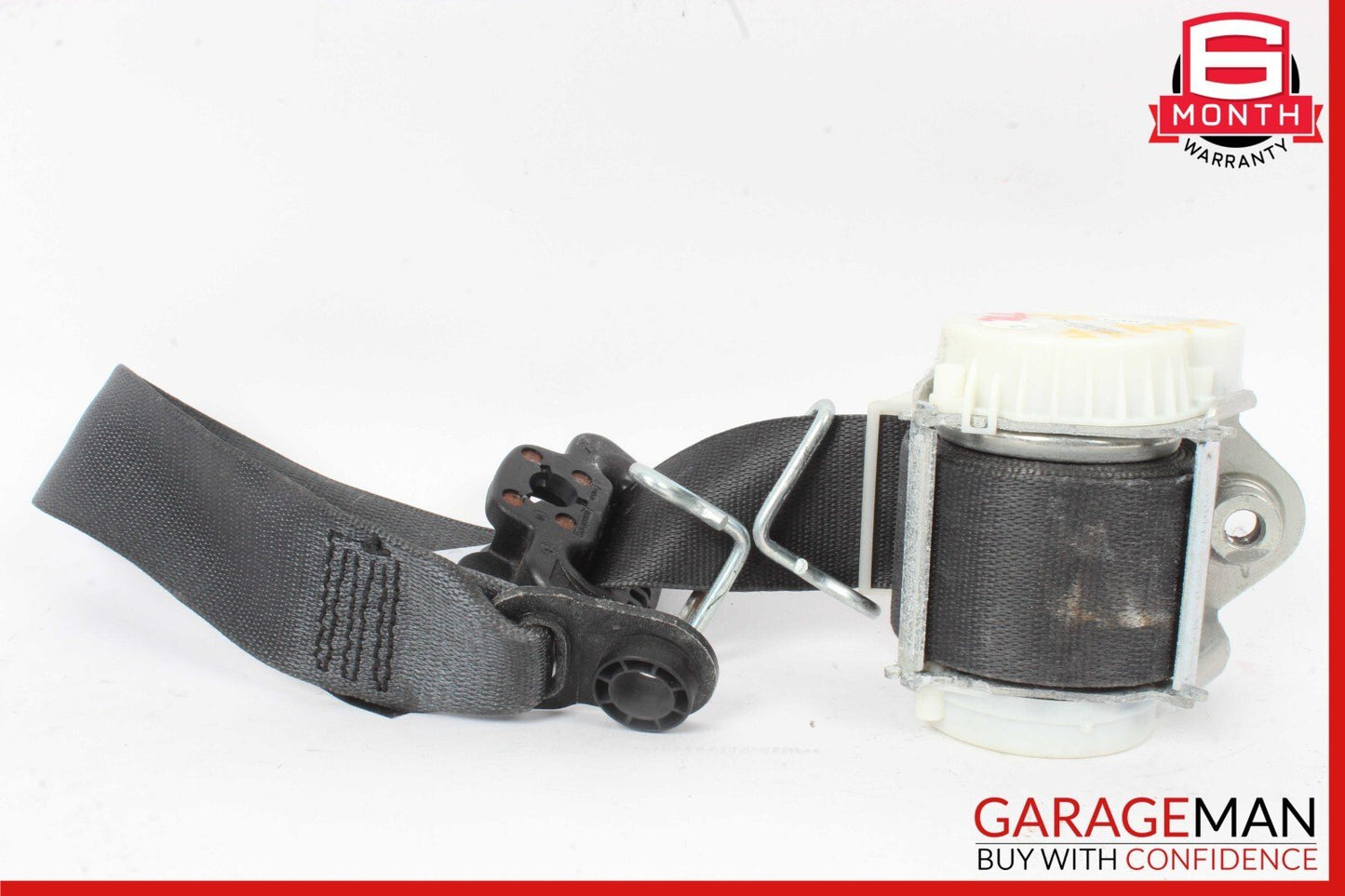 09-15 Jaguar XF Front Left Driver Side Seat Belt Black OEM 34025570A