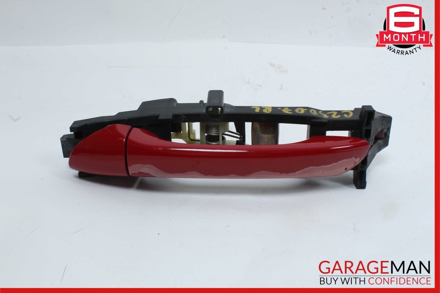 01-07 Mercedes W203 C230 Rear Left Driver Side Exterior Door Handle Red OEM