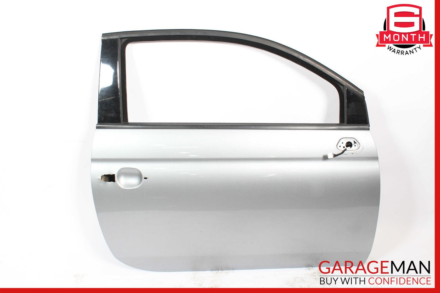 12-17 Fiat 500 Front Right Door Shell Panel Silver OEM