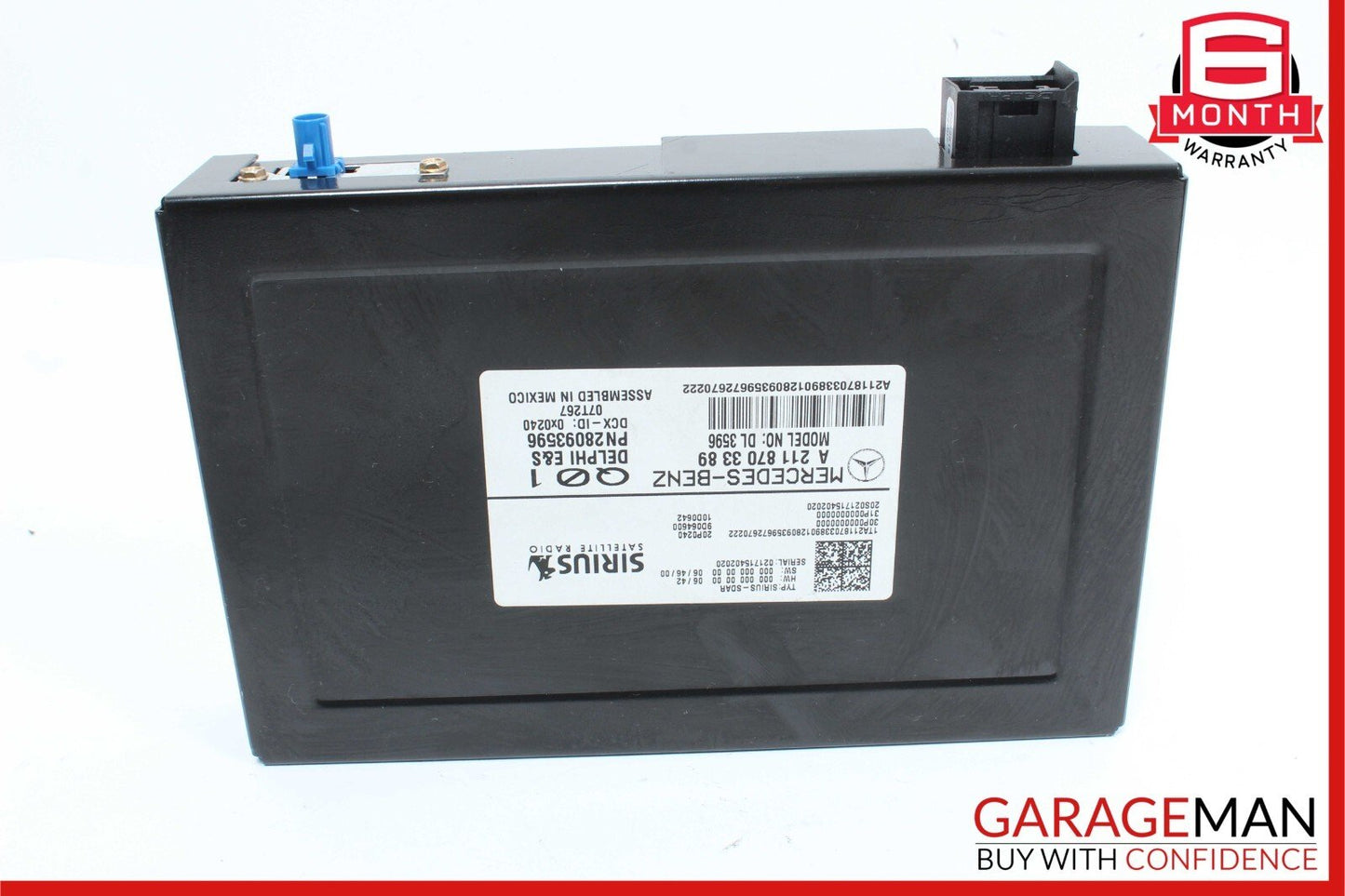 Mercedes SLK350 E350 ML350 R350 GL450 Sirius Satellite Radio Receiver Module OEM