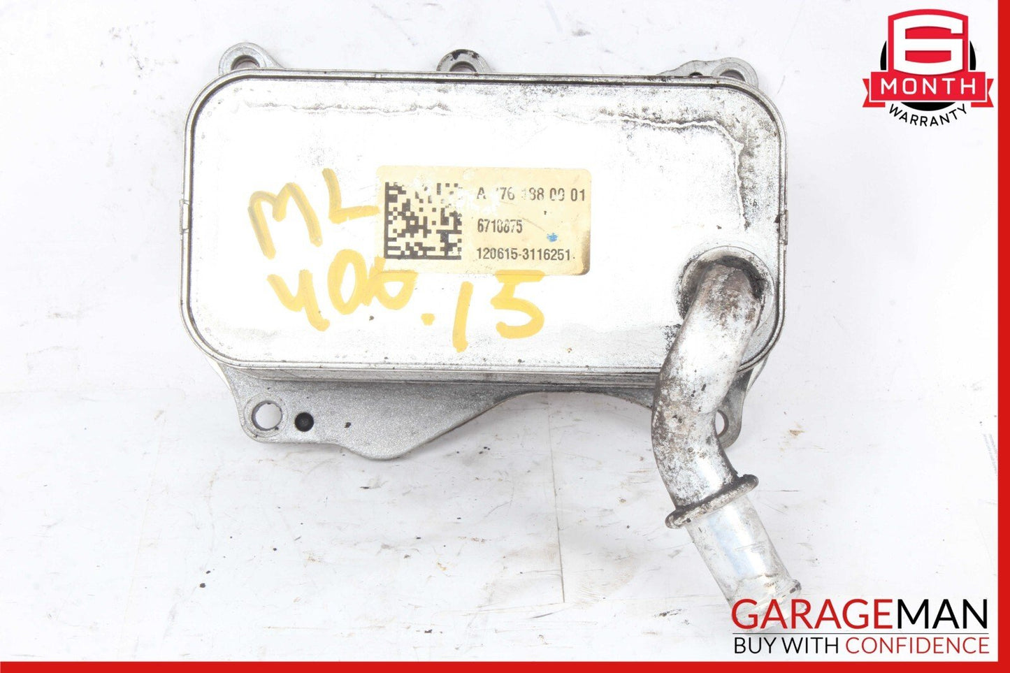 12-20 Mercedes W166 ML400 GLS450 M276 Engine Oil Cooler Radiator 2761880001 OEM