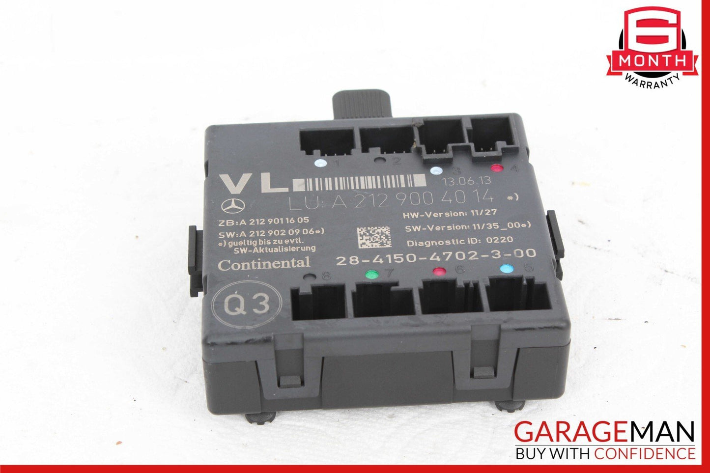 08-18 Mercedes C350 SLK250 CLS550 C250 E400 Front Left Door Controller Module