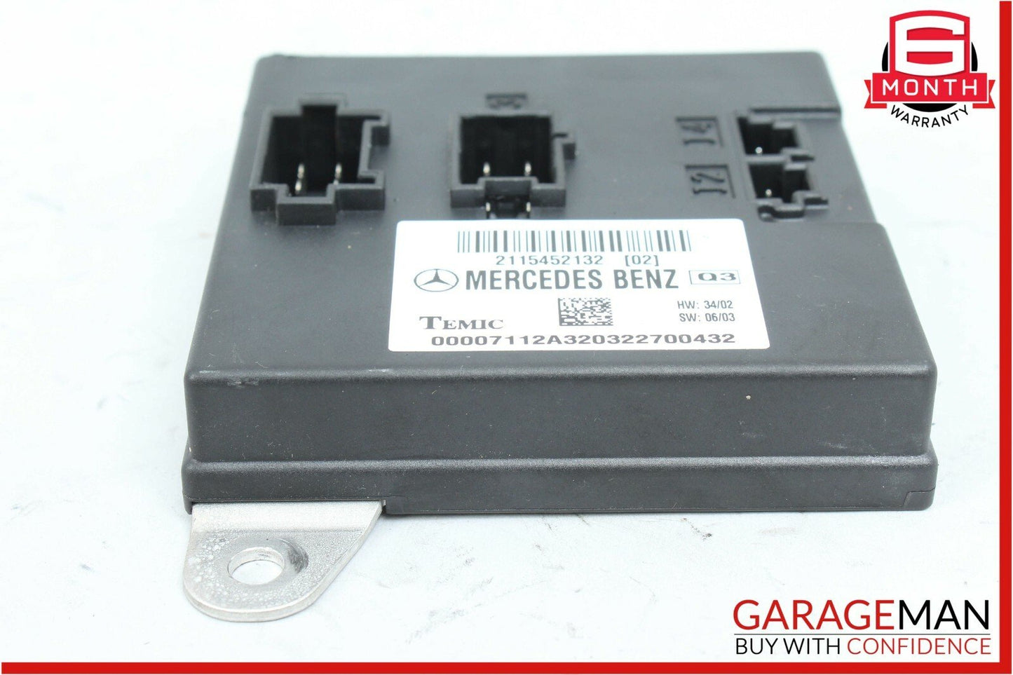 03-11 Mercedes W211 E320 E350 CLS500 BCM Body Control Module 2115452132 OEM