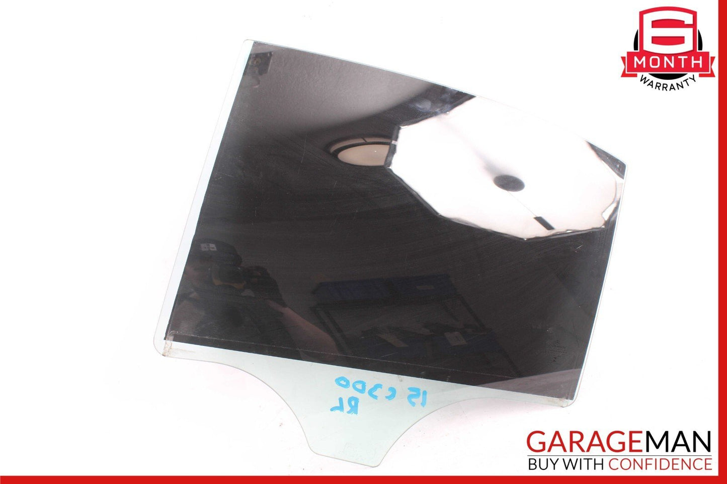 15-21 Mercedes W205 C300 C400 Rear Left Driver Side Door Window Glass OEM