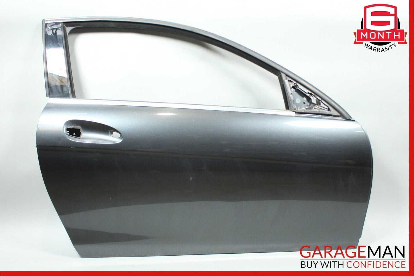 12-14 Mercedes W204 C250 Coupe Front Right Side Exterior Door Shell Frame Gray