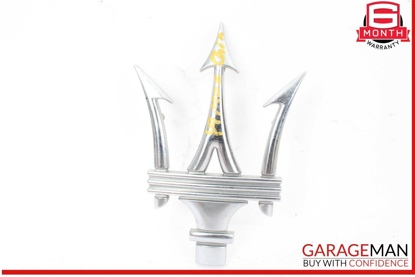14-20 Maserati Ghibli Quattroporte Levante Front Bumper Grille Logo Badge Emblem