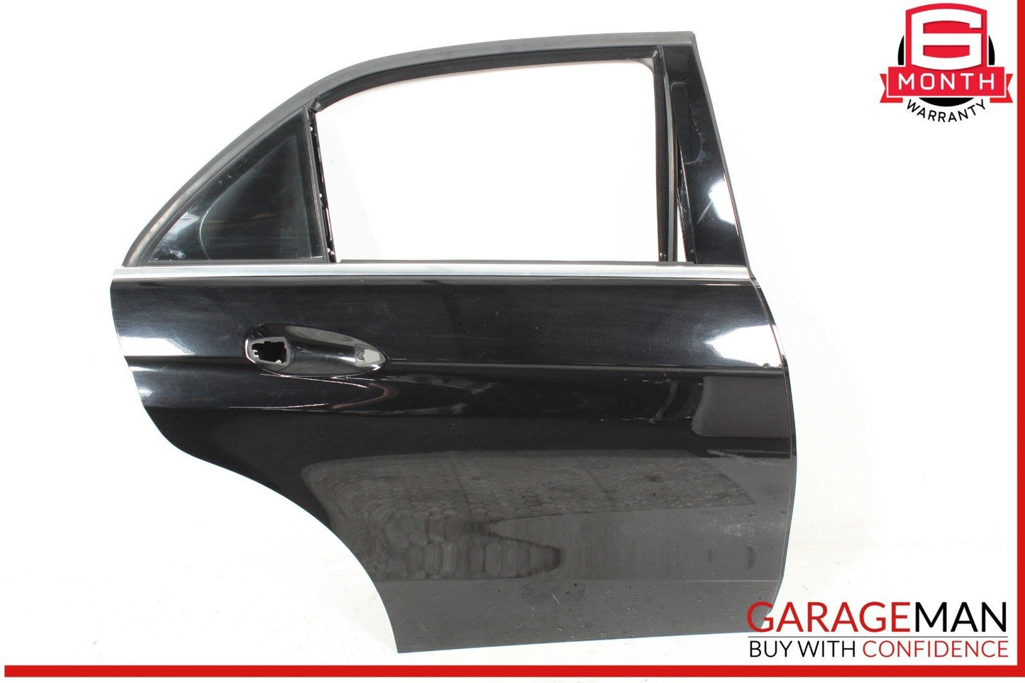 10-16 Mercedes W212 E350 Sedan Rear Right Side Exterior Door Shell Panel Black