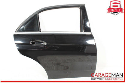 10-16 Mercedes W212 E350 Sedan Rear Right Side Exterior Door Shell Panel Black
