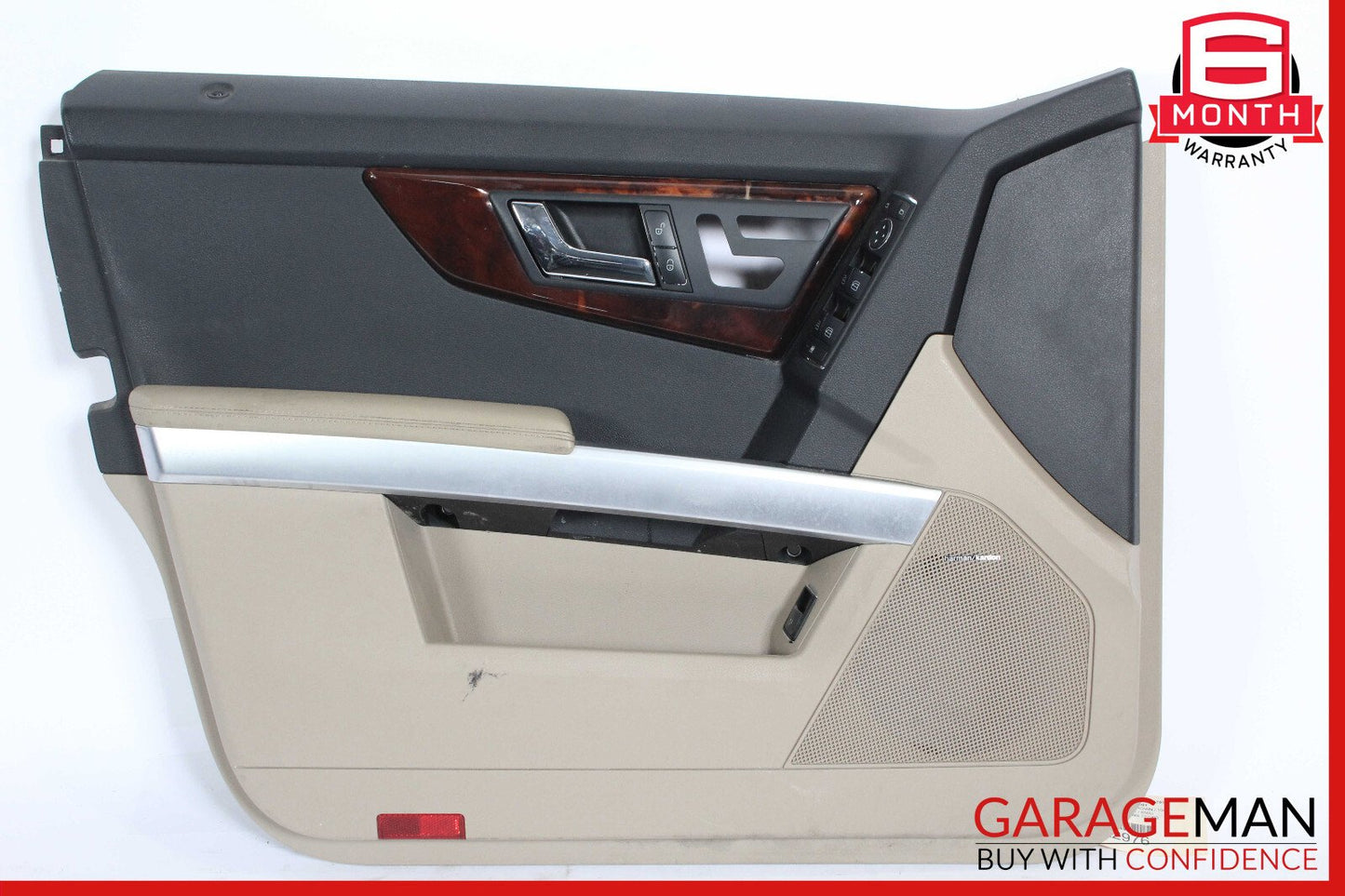 10-15 Mercedes X204 GLK350 GLK250 Front Left Driver Side Interior Door Panel OEM