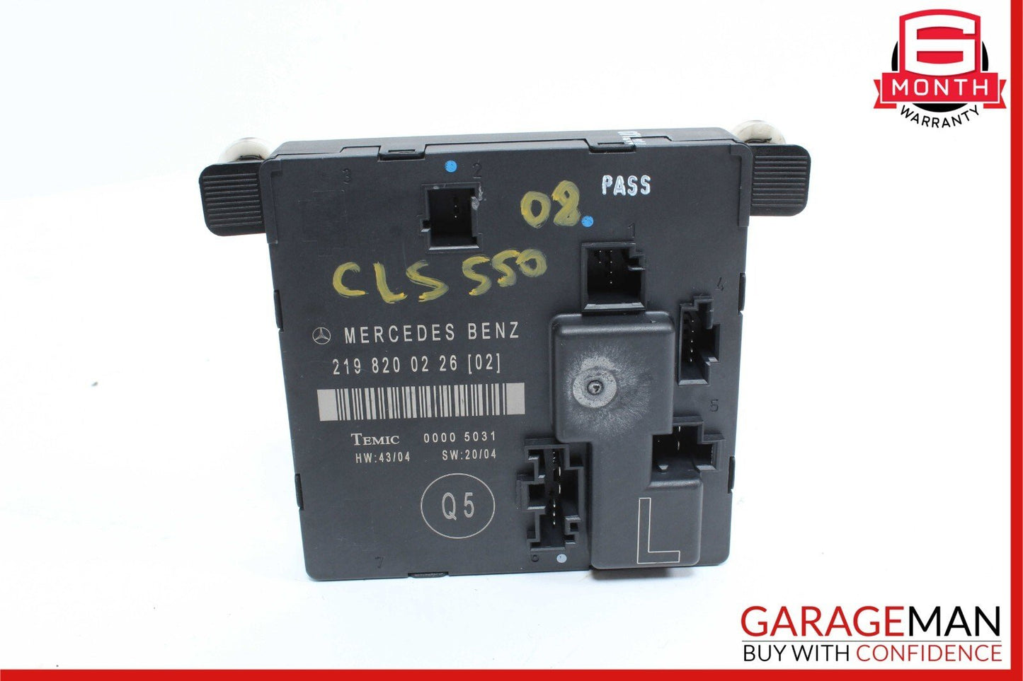 06-11 Mercedes W219 CLS550 CLS63 Rear Left Side Door Control Module OEM