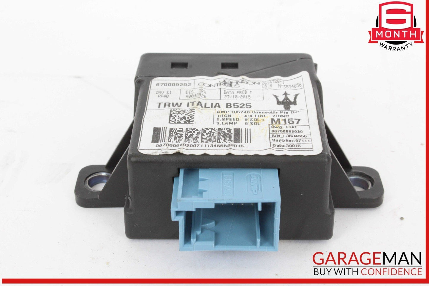 14-17 Maserati Quattroporte Power Steering P/S Control Module Unit 670009202 OEM