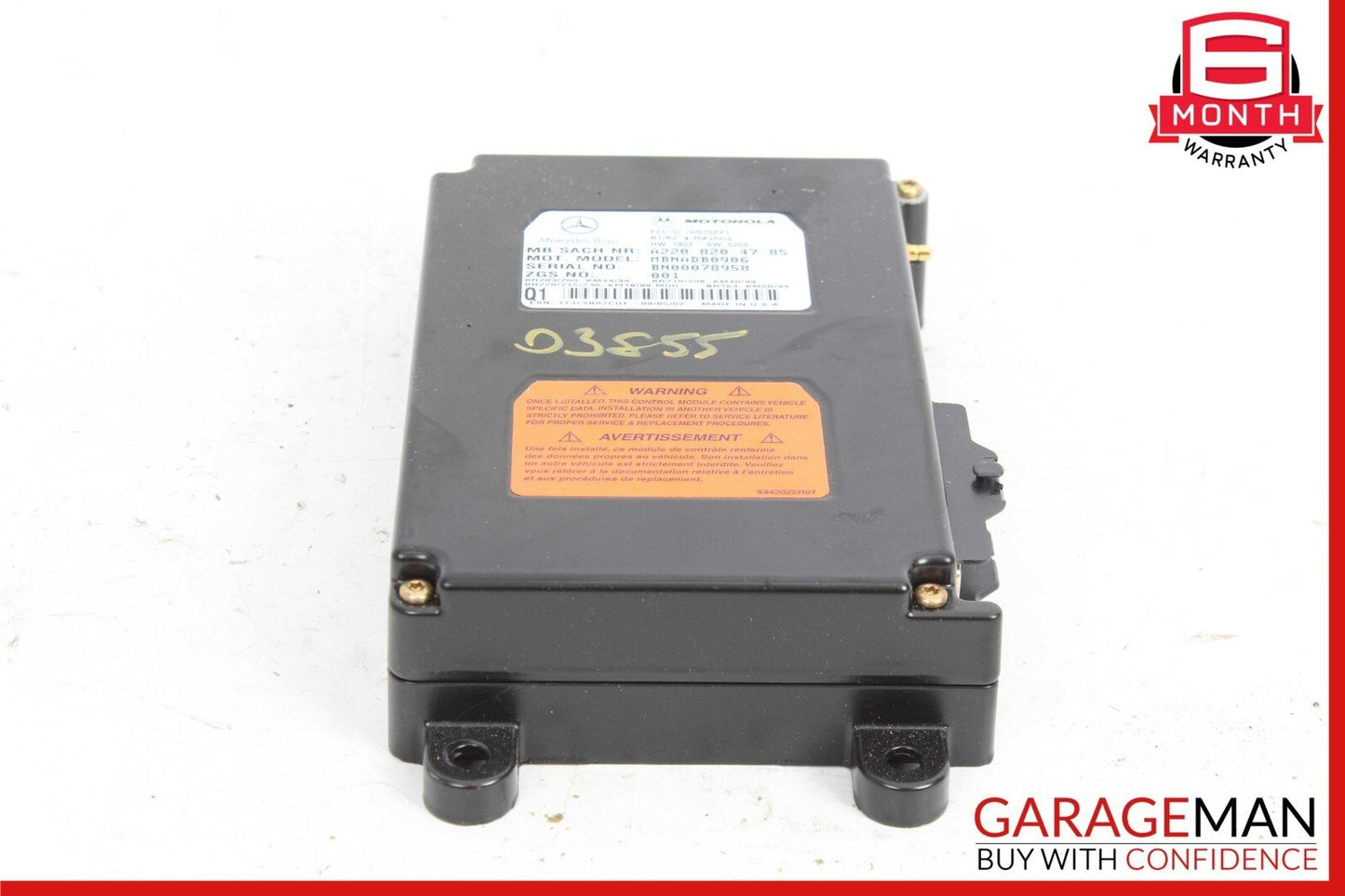00-06 Mercedes W220 S55 AMG S500 CL500 Voice Command Control Module Unit OEM