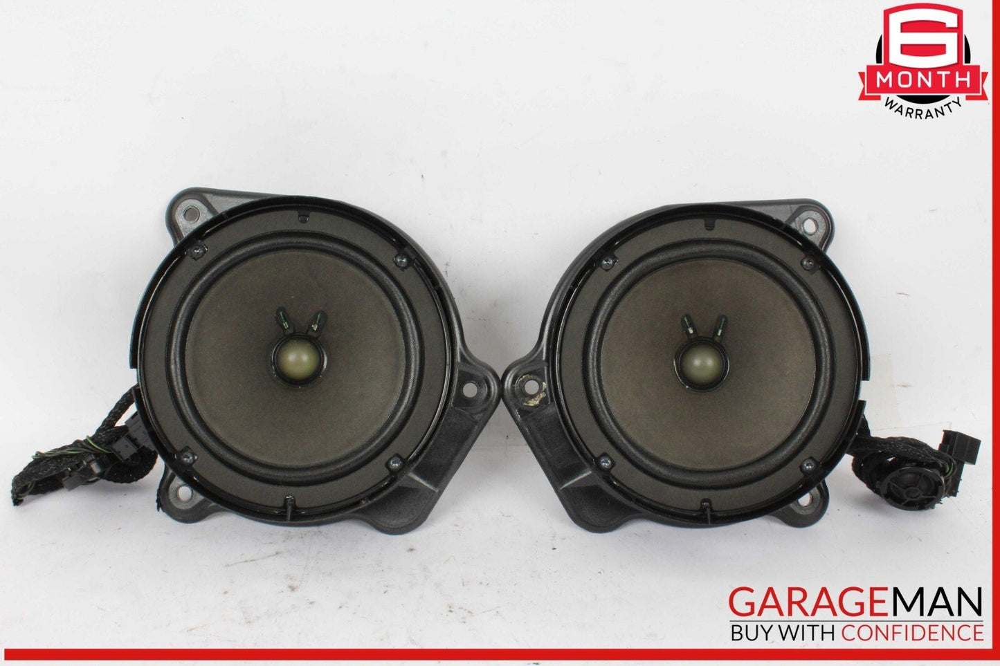 00-06 Mercedes W220 S500 Rear Left & Right Side Door Audio Sound Speaker Set OEM