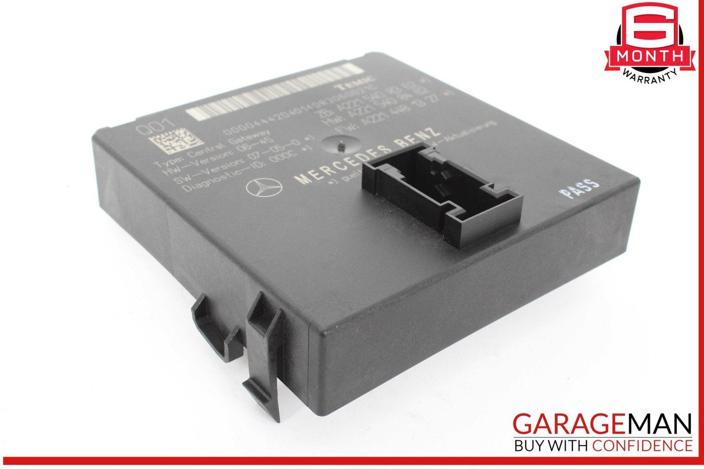 07-14 Mercedes W221 S550 S400 Central Gateway Control Module Unit 2215408362 OEM